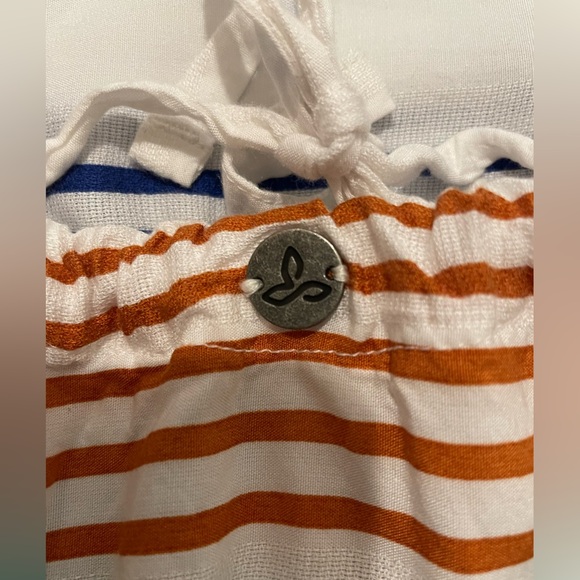 prAna Parisol Midi Dress Aqua Canopy Sleeveless Halter Size Medium Sundress - Picture 8 of 14